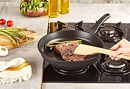 KAHRAMANLAR 24 CM MOTTO DÖKÜM TAVA