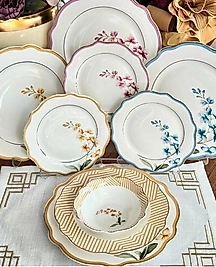 Colorful Garden 24 Parça Yemek Takımı