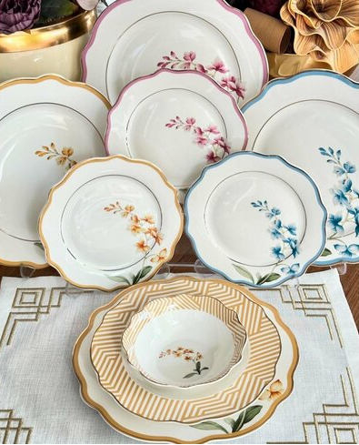 Colorful Garden 24 Parça Yemek Takımı